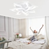 UnicLamps LED Bluetooth - 10 Sterren Plafondlamp Wit - Met Afstandsbediening - Smart lamp - Dimbaar Met App - Woonkamerlamp - Moderne lamp - Plafoniere