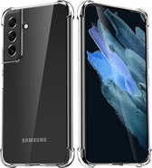 Samsung S22 Plus Shockproof case hoesje doorzichtig - Samsung S22 Plus shock proof hoesje backcover transparant