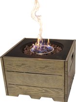 Gas fireplace - Wood look - Arpe