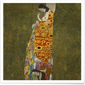 JUNIQE - Poster Klimt - The Hope II -20x20 /Kleurrijk