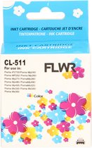 FLWR - Inktcartridge / CL-511 / Kleur - Geschikt voor Canon