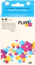 FLWR - Cartouche d'encre / 45 / Noir - Convient pour HP