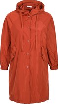 Paprika Dames Lange effen parka - Jas - Maat 44