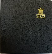 Ryam - Zak Agenda - Princesse - 2022 - Zwart - Week per 2 pagina's - 7,5x7,5cm