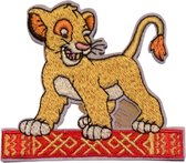 Simba Lion King strijk embleem - Disney patch - patches - stof & strijk applicatie