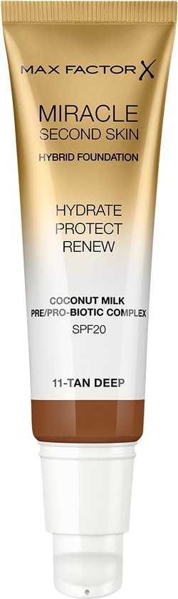 Max Factor - Miracle Second Skin Hybrid Foundation - 30ml