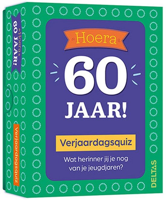 Boek cover Verjaardagsquiz Hoera 60 jaar! van ZNU (Onbekend)