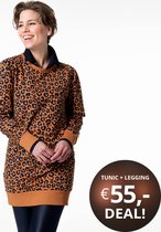 Bruine Sweater van Je m'appelle - Dames - Maat XL - 6 maten beschikbaar