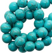 Sinkiang Turquoise Kralen (6 mm) 65 Stuks