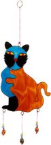 Zonnevanger resin kat Blauw/Bruin