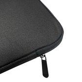 Laptop sleeve geschikt voor  HP ProBook met ritssluiting spatwaterbestendig extra bescherming  15,4 inch (Zwart)
