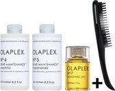 Olaplex Kit - No.4 + No.5 + No.7 - Shampoo - Conditioner en Oil & Max Pro bff Brush
