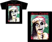 Alice Cooper Heren Tshirt -L- Xmas Card Zwart