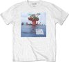 Gorillaz - Plastic Beach Heren T-shirt - S - Wit