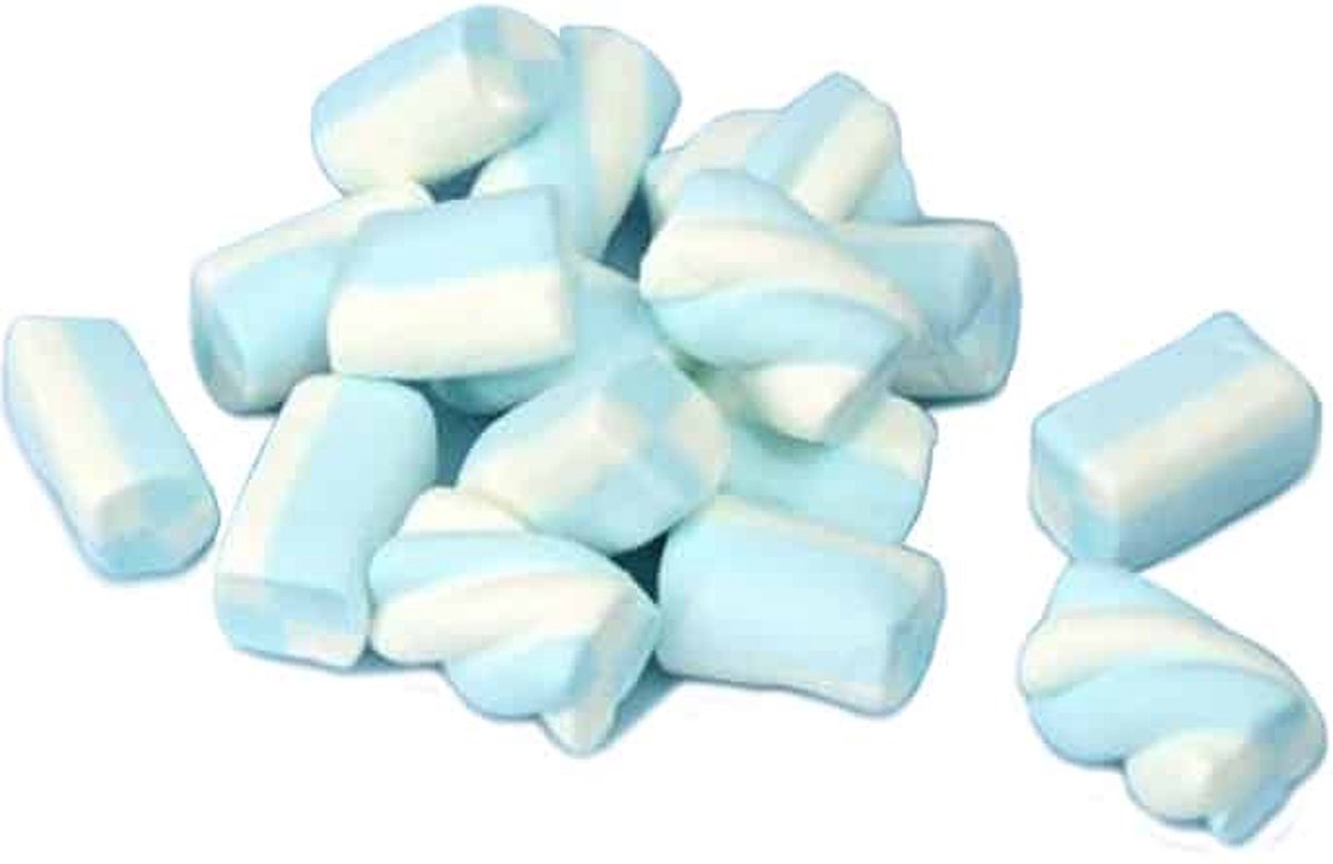 Spekkenmix - Blauw-Wit - 1 kilo - geboorte - babyshower