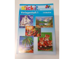 Stickit voorbeeldenboek met 19 voorbeelden voor Stickit en Ministeck