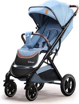 Ultragoods Premium Kinderwagen - Baby wagen - Baby buggy - Lichtgewicht - Blauw