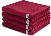 Ross 4 X handdoek in set Selection - Organic Cotton