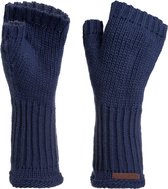 Knit Factory Cleo Gebreide Dames Vingerloze Handschoenen - Polswarmers - Capri - One Size