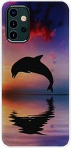 ADEL Kunststof Back Cover Hardcase Hoesje Geschikt voor Samsung Galaxy A32 (5G) - Dolfijn