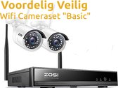 VoordeligVeilig Wifi Beveiliging Camera Set "Basic" 500GB ZOSI