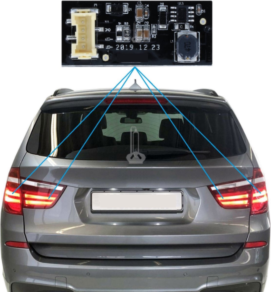 Lot De 4 Cartes De Pilote Feu Arrière LED Pour BMW X3 F25 2011-2017 - Réparation Facile