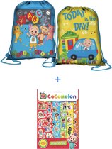 Cocomelon gymtas - Rugzak - Zwemtas + Gratis Cocomelon stickers