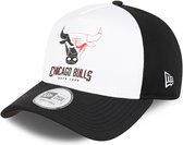 New Era Chicago Bulls Graphic Black A-Frame Trucker Cap