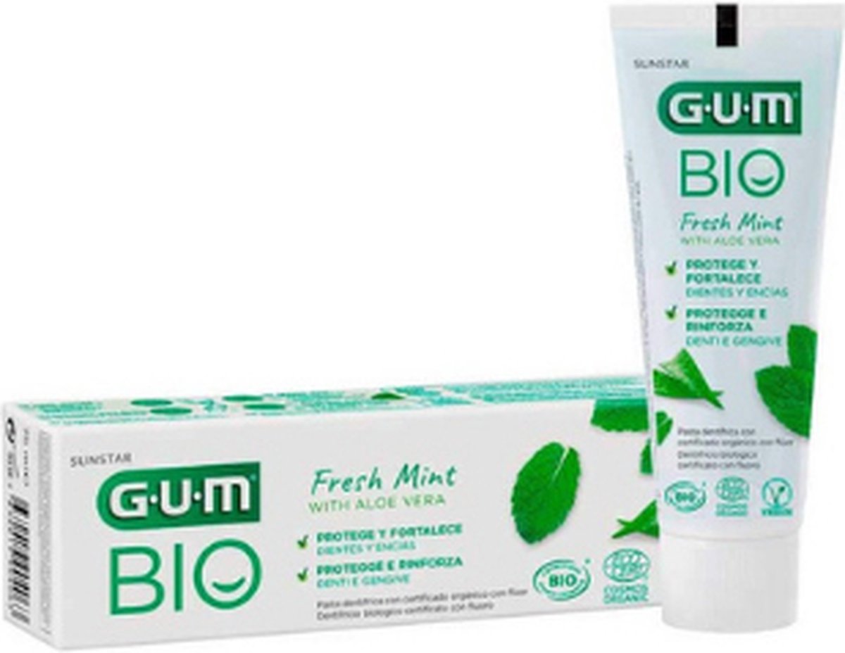 Goedkoopste GUM Bio Tandpasta Fresh Mint/Aloe Vera - 75ml