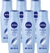 NIVEA Classic Care - 250 ml - Shampoo - 6 st - Voordeelverpakking