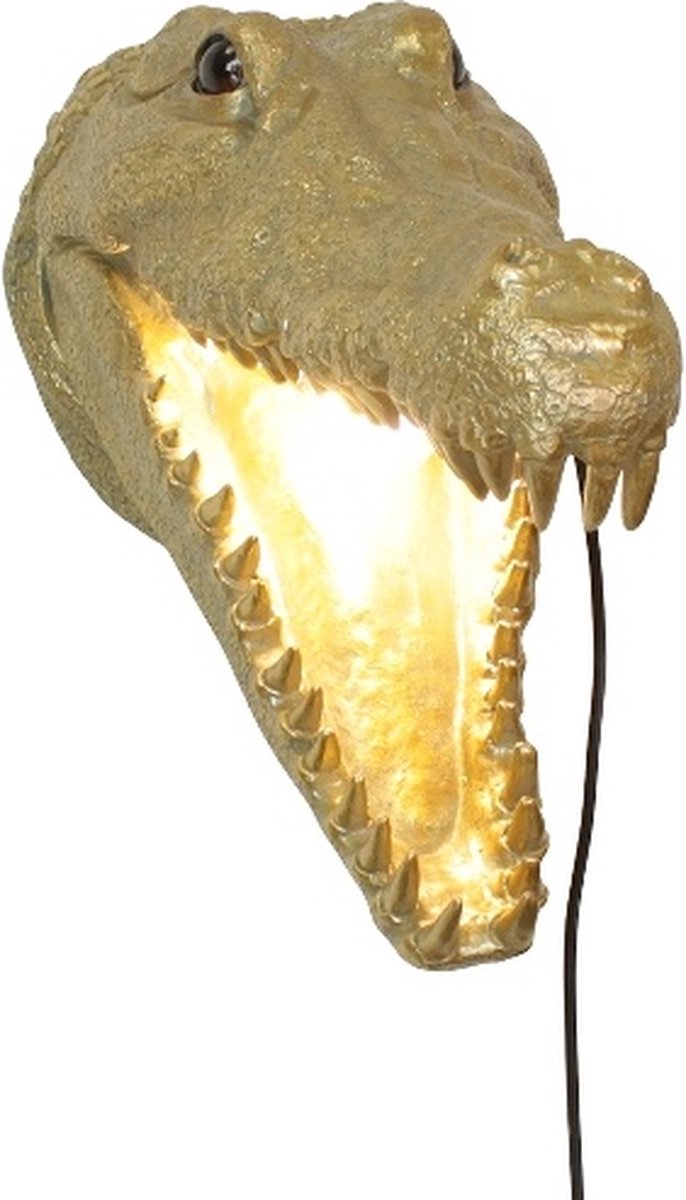 Wandlamp - Dierenlamp Krokodil Alberto Aligatore