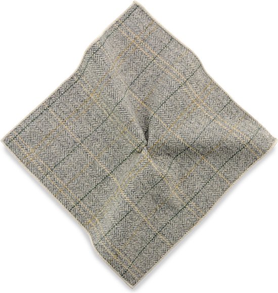 Sir Redman - Pochets - pochet Christian Tweed - beige / donkergrijs / groen / oker