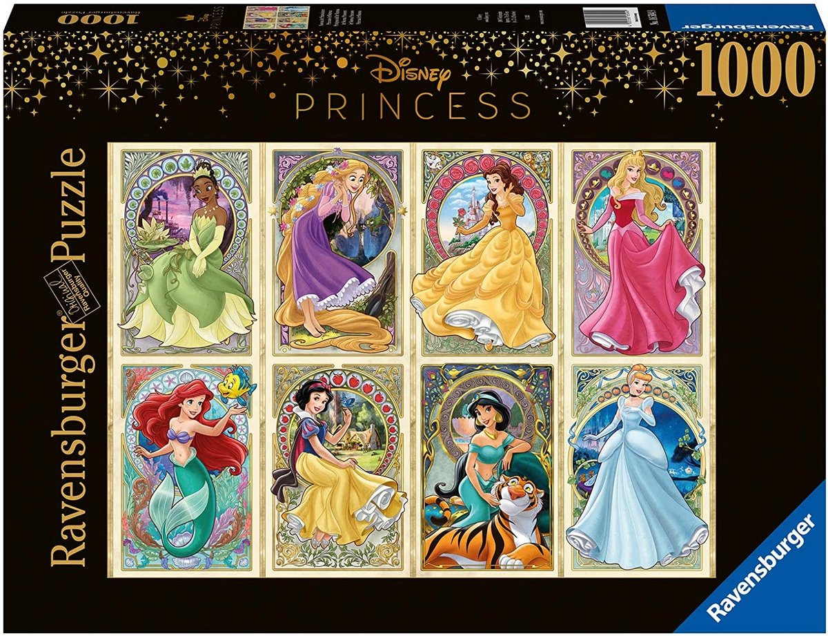Disney Art Nouveau prinsessen 1000st