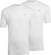 McGregor Heren T-shirt Wit | 2-pack| Basics van 100% Katoen | Ronde Hals / O Hals | Maat XXL | McGregor New York | Heren Basic T-shirt Maat XXL / 2XL