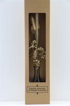 Boeket droogbloemen in vaas 'Luna' - VERSE DROOGBLOEMEN - 57cm - Decoratieve takken - GRATIS verzending