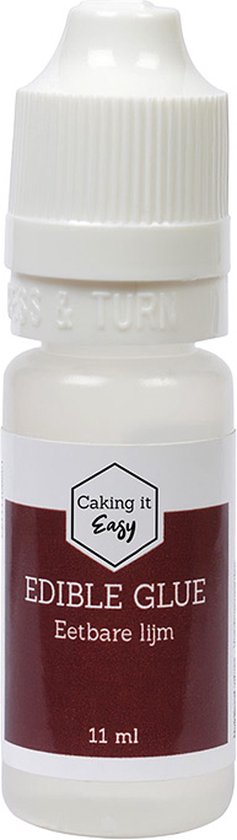 Caking it Easy ® - Eetbare lijm | in handig doseer-flesje van 11 ml