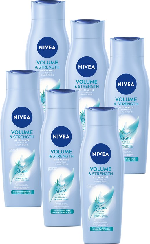 Arab dam Mijnwerker NIVEA Volume Care Shampoo - 6 x 250 ml - Voordeelverpakking | bol.com