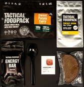 Tactical Foodpack 1 Meal Ration Vegan (352g) - Maaltijdpakket 1 warme maaltijd en snacks - 1416 kcal - buitensportvoeding - vriesdroogmaaltijdpakket - survival eten - prepper - com