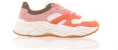 SCOTCH & SODA Damessneaker 'Celest -  coral multi' - oranje/rose/groen - maat 41