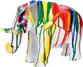 Olifant - Sculptuur olifant 120 multi