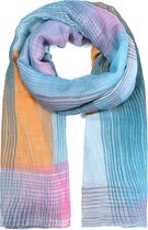 Dunne Sjaal Multicolor - 180x85 cm - Lichtblauw