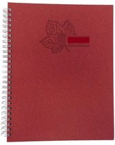 Ryam bureau agenda 2022 weekly eco planagenda rood wireo 210x297mm