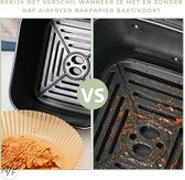 AirFryer Accesoires| AirFryer Bakpapier | AirFryer Papieren bakjes | Air Fryer Wegwerp bakjes | Non Stick | Luchtfriteuse Wegwerp bakjes| 16CM | 30 stuks | Bruin