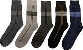 Heren Sokken Diverse Kleuren maat 43-46 | 12 Paar