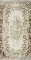 Vintage handgeweven vloerkleed - tapijt - Zahi 218 x 114