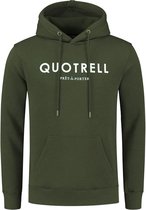 Quotrell - Basic Hoodie - Army Green - trui - mannen - maat XL