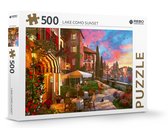 Puzzle Rebo 500 pièces - Coucher de soleil sur le lac de Côme