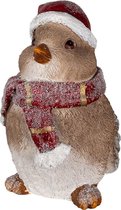 Decoratie Beeld Vogel 43*23*41 cm Bruin Kunststof Decoratief Figuur Decoratieve Accessoires Woonaccessoires