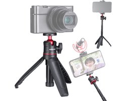 Ulanzi MT-08 Vlog-Statief - Camerahouder & Selfiestick - Max 27cm lang - Uitschuifbaar - Rood/Zwart Ulanzi MT-08 Vlog-Statief - Camerahouder & Selfiestick - Max 27cm lang - Uitschuifbaar - Rood/Zwart