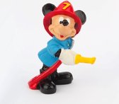 Mickey Mouse brandweerman - speelfiguur Disney - Bullyland vintage - 8cm